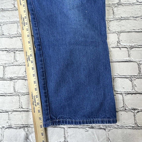 Levi’s Silvertab Vintage Carpenter Blue Jeans 36 x 28 Hip Hop Baggy Y2K Rare - Picture 6 of 13
